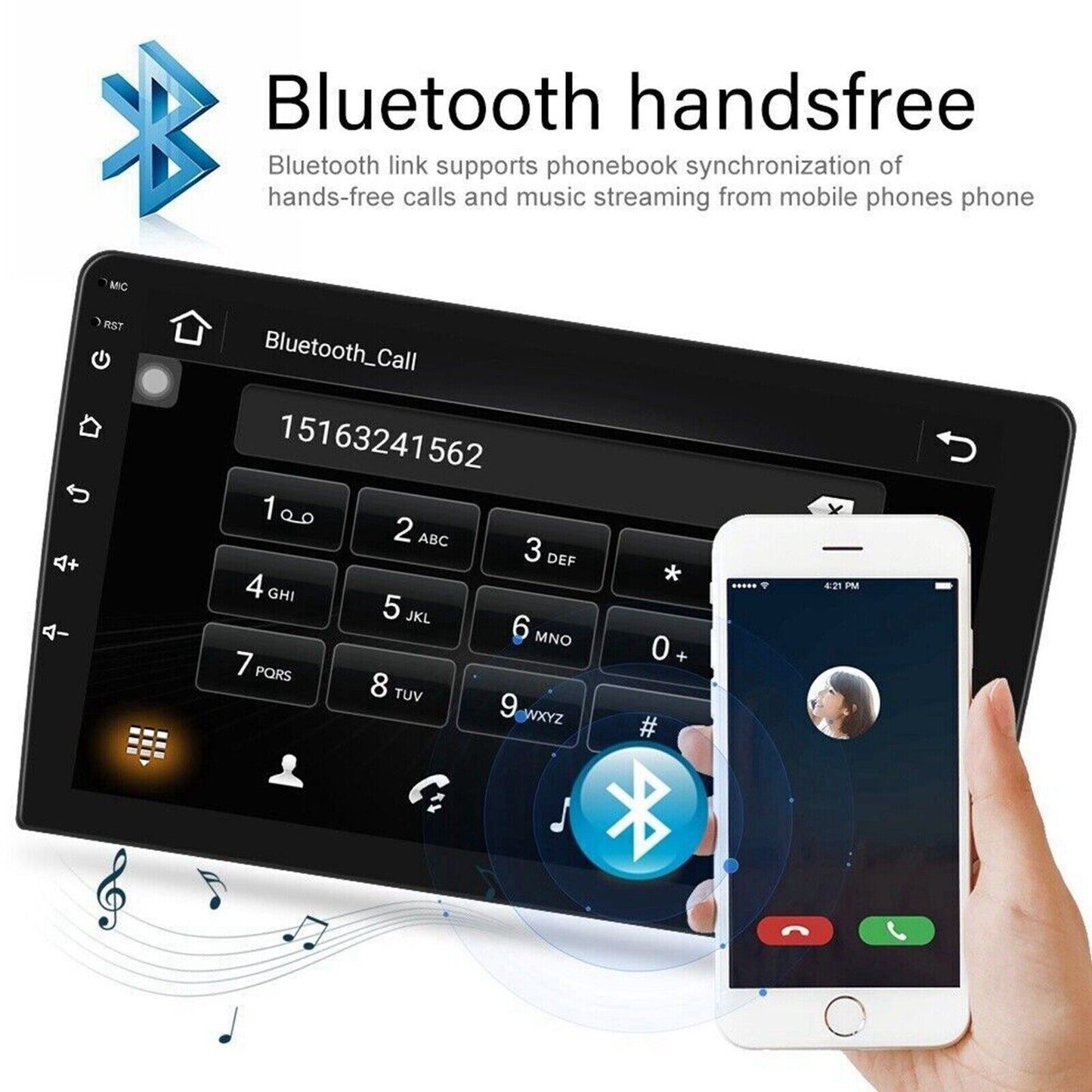 Compatible with for Honda Accord 2003-2007 9-inch Android 12 Stereo Car Radio GPS Headset CarPlay