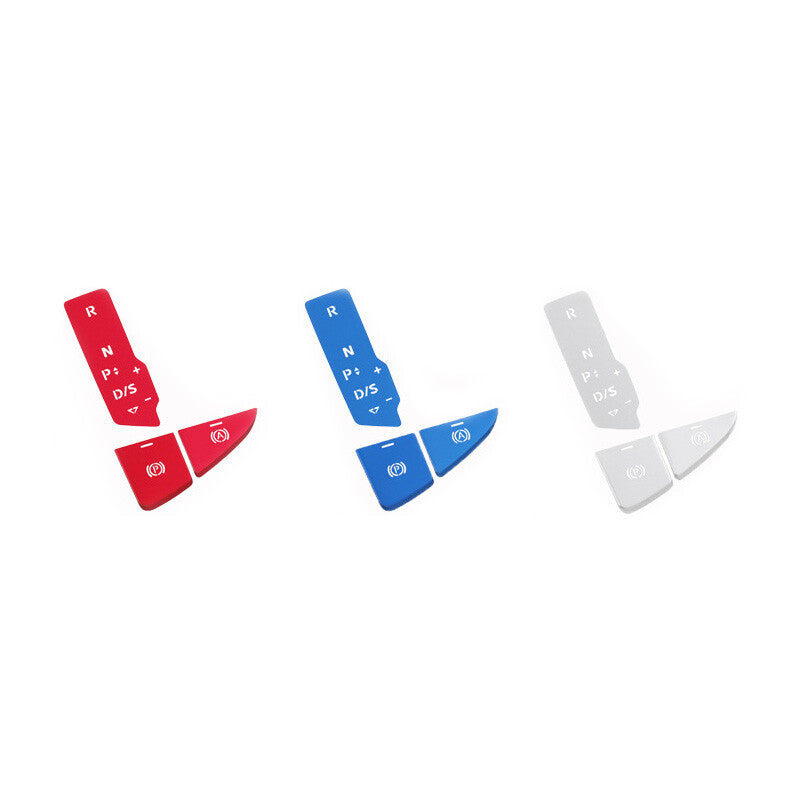 Decorative decals for Audi A4L and A5 2020-up aluminum alloy shift panel button covers - n
