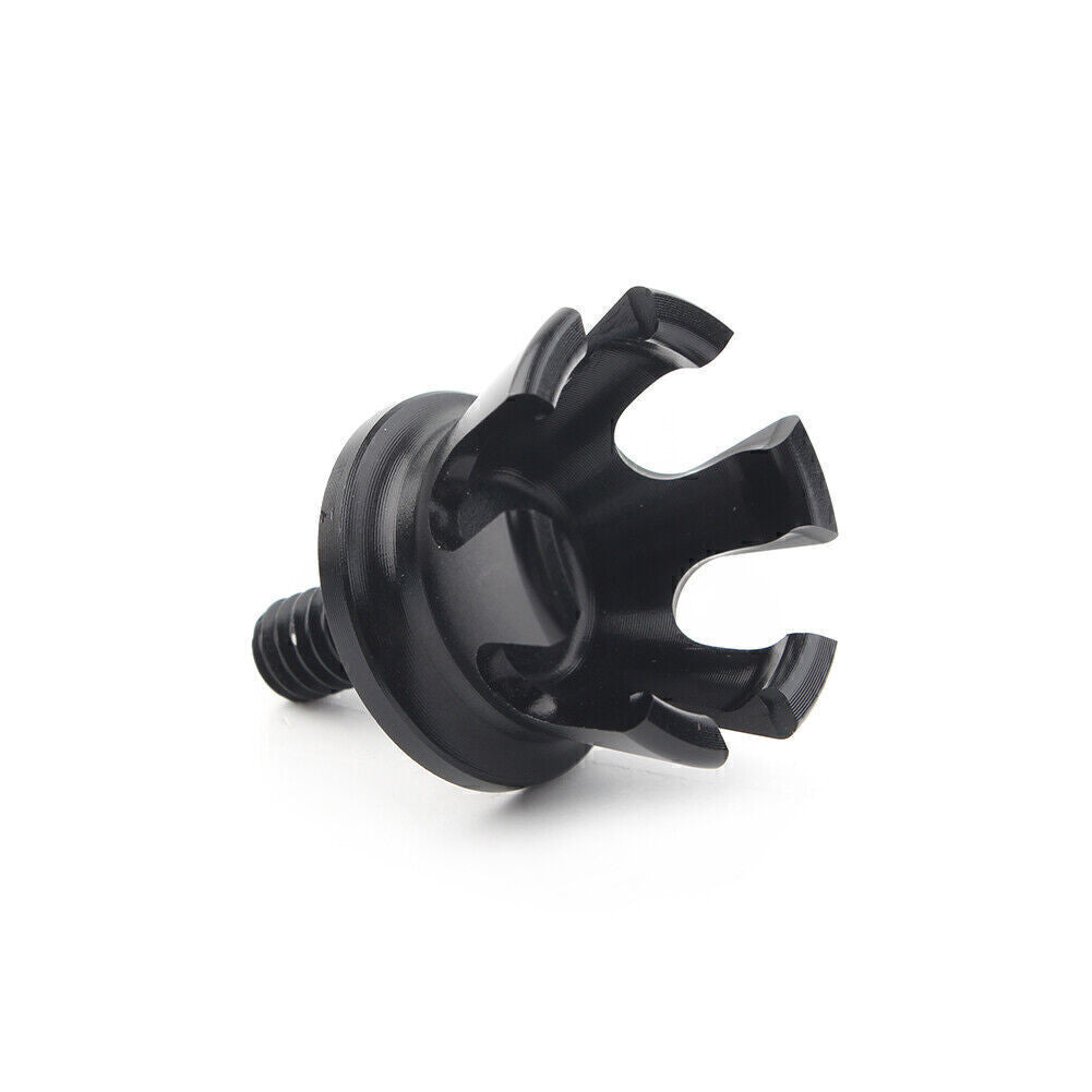 Imperial Crown Style Rear for Seat Bolt Tab Mount Screw for Harley 96-up Black