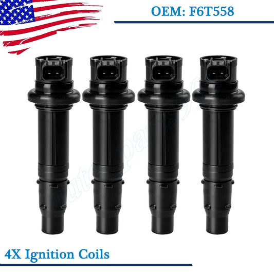4-piece ignition coil kit suitable for Yamaha MT-07 R6 RJ15 Bj YZF F6T558 8ES-82310-00-00- n