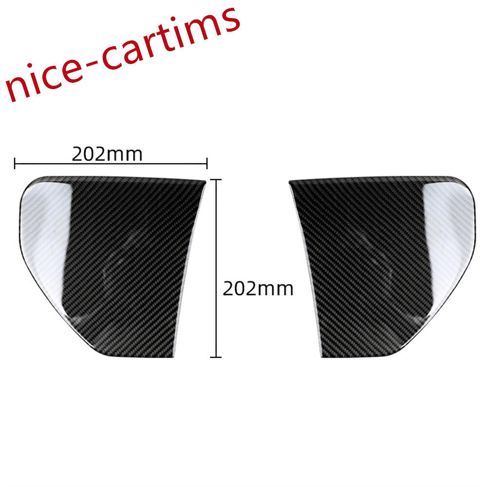 2¡ÁCarbon Fiber Center Console Side Panel Trim For LR for Range Rover Sport 2014-2017