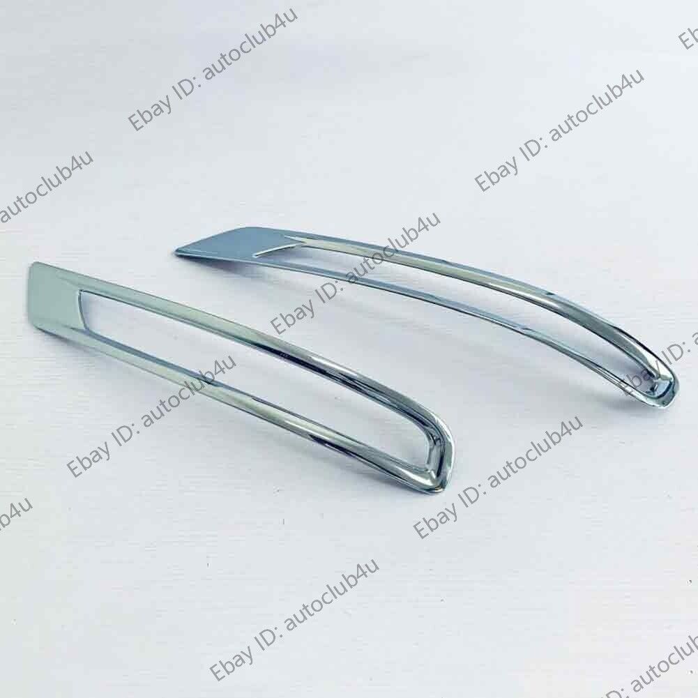 for Mitsubishi Outlander 2022 2023 ABS Chrome Rear Fog Light Cover Frame Trim 2P