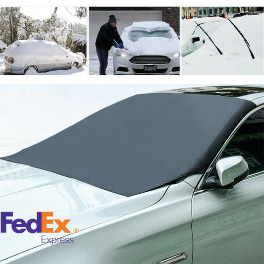 Magnetic Car Windshield Summer UV rays Sunshade Snow Cover Frost Guard Protector Q