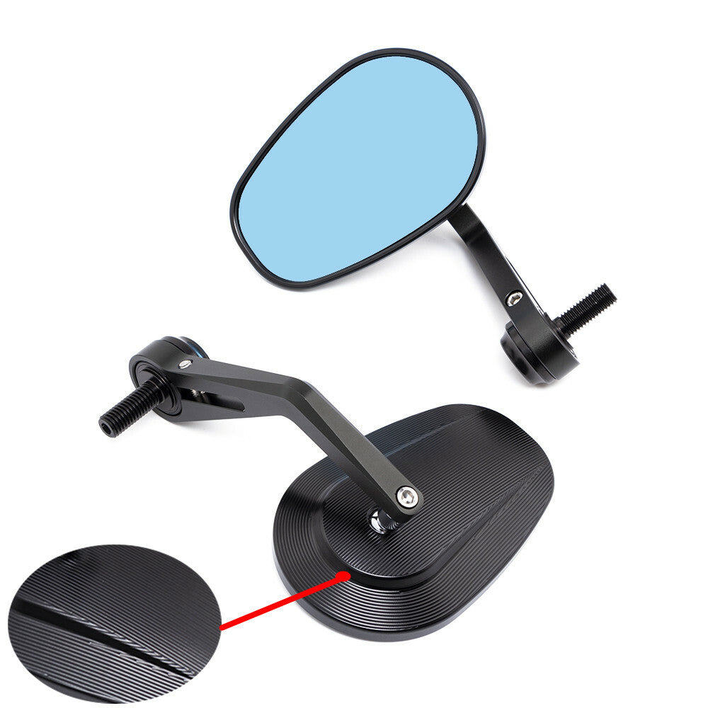CNC Handlebar End Oval Side Mirror for BMW R nineT Scrambler Urban HP4 S1000R