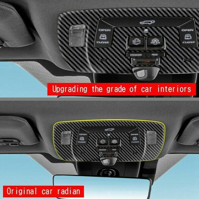 19Pcs Carbon Fiber Full Interior Kit Cover Trim for Dodge Journey 2011-18 v