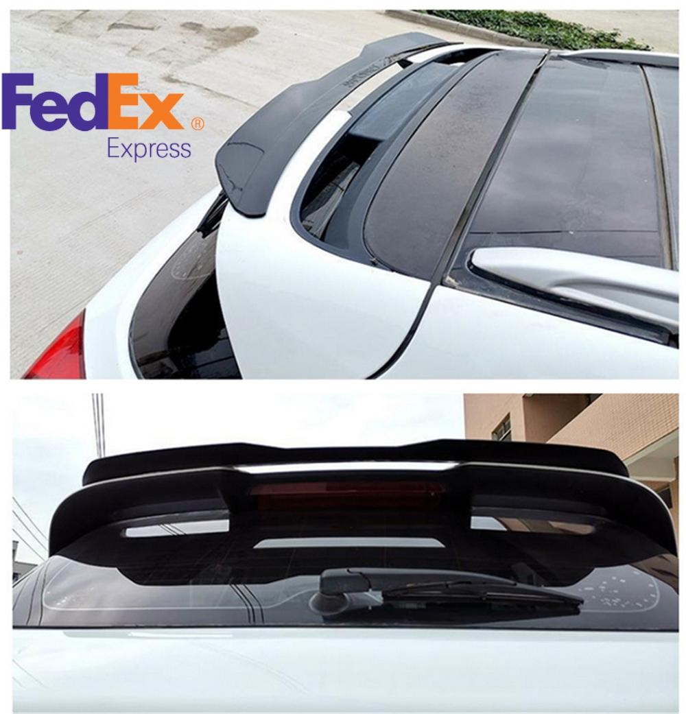 Universal Rear Roof Top Lip Spoiler Wing Decorate Strips Fit Hatchback for SUV Sedan