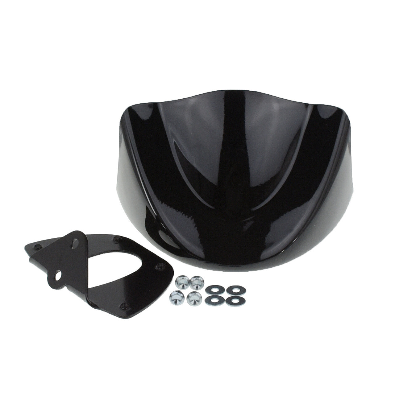 Gloss Black Front Chin Spoiler Fairing for Harley Dyna Street Fat Bob 2006-2017