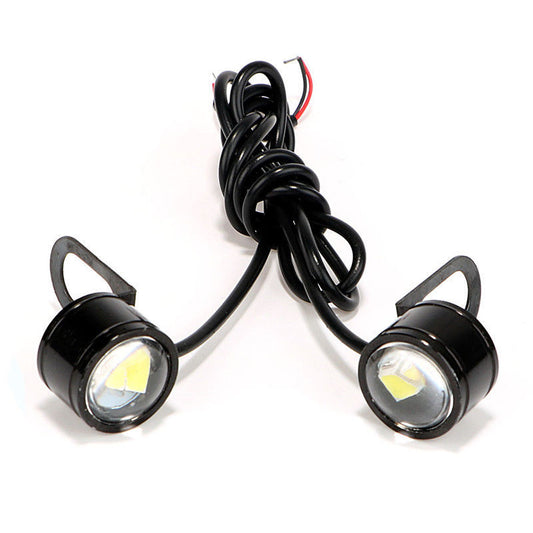 Spotlight Blue Hawkeye LED Motorcycle Headlight Running Light Driving Fog Lamp