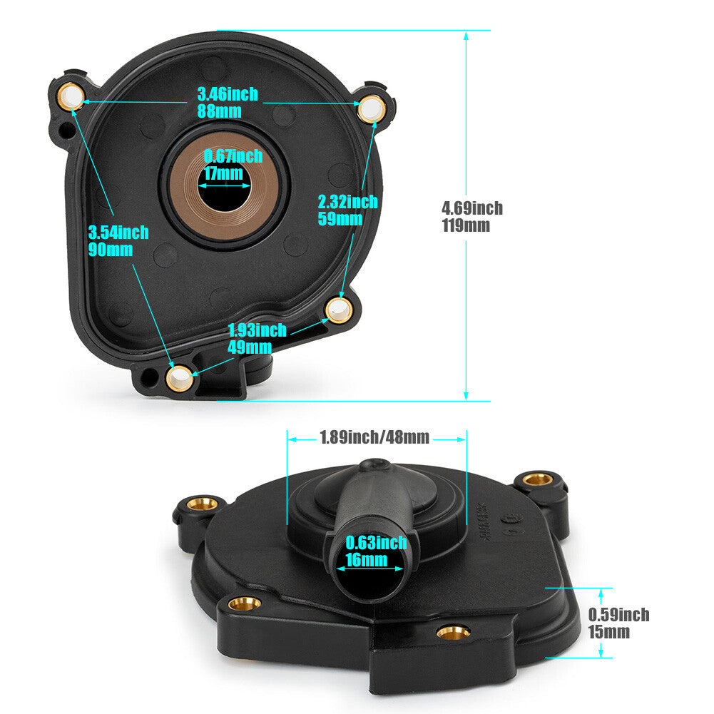 Suitable for W211 W203 W204 crankcase ventilation valve engine oil separator cover - n