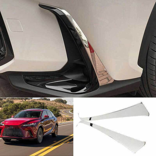 Chrome Front Fog Light Eyelid Molding Trim for Lexus NX 250 350H 450h+ 22-2024