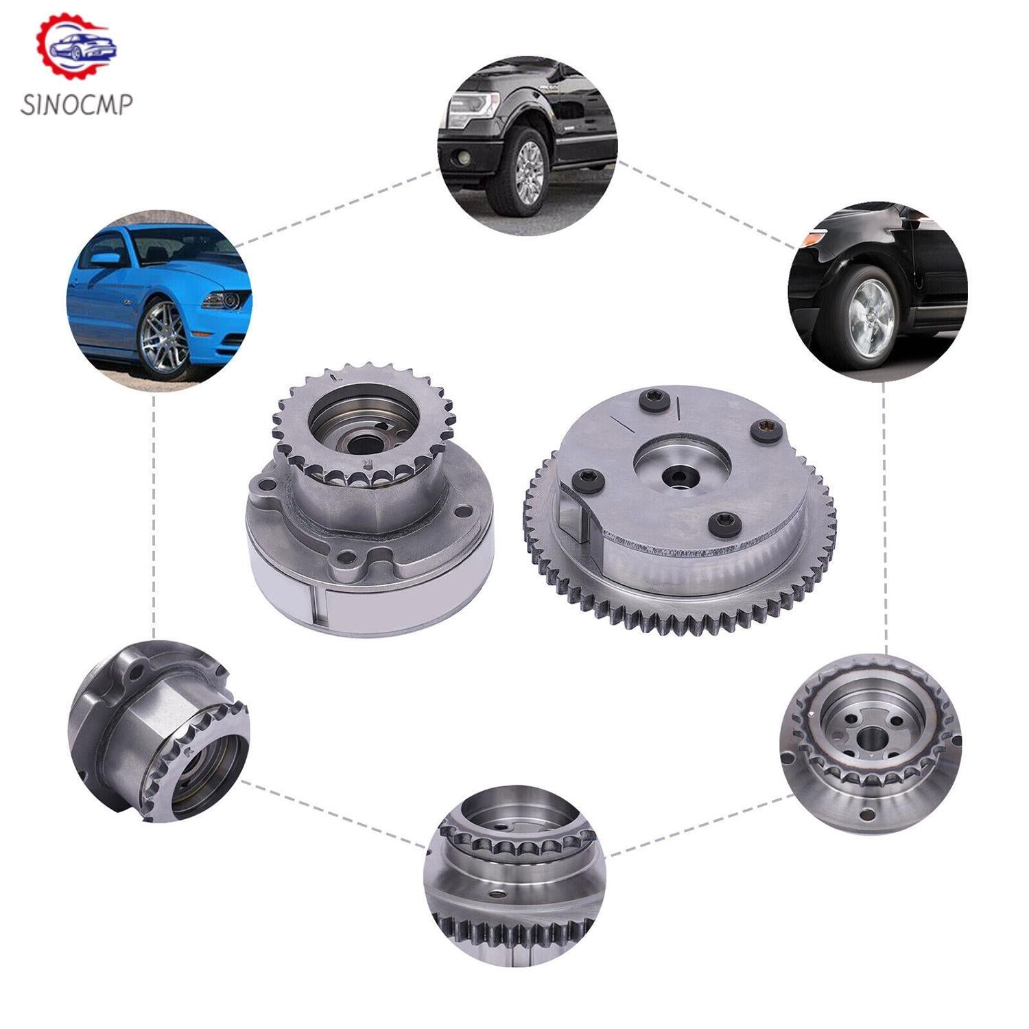 2pcs Timing Camshaft Phaser for Ford for Lincoln F150 for Mustang Edge 3.7L 3.5L 2011-19