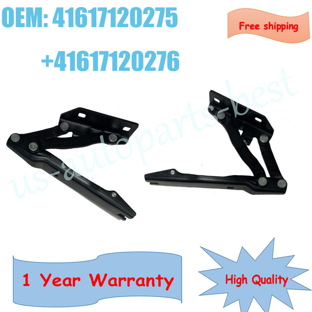 New 1 Pair Hood Hinges Bonnet Front Flap LeftRight For 2008-2010 for BMW 528xi E60