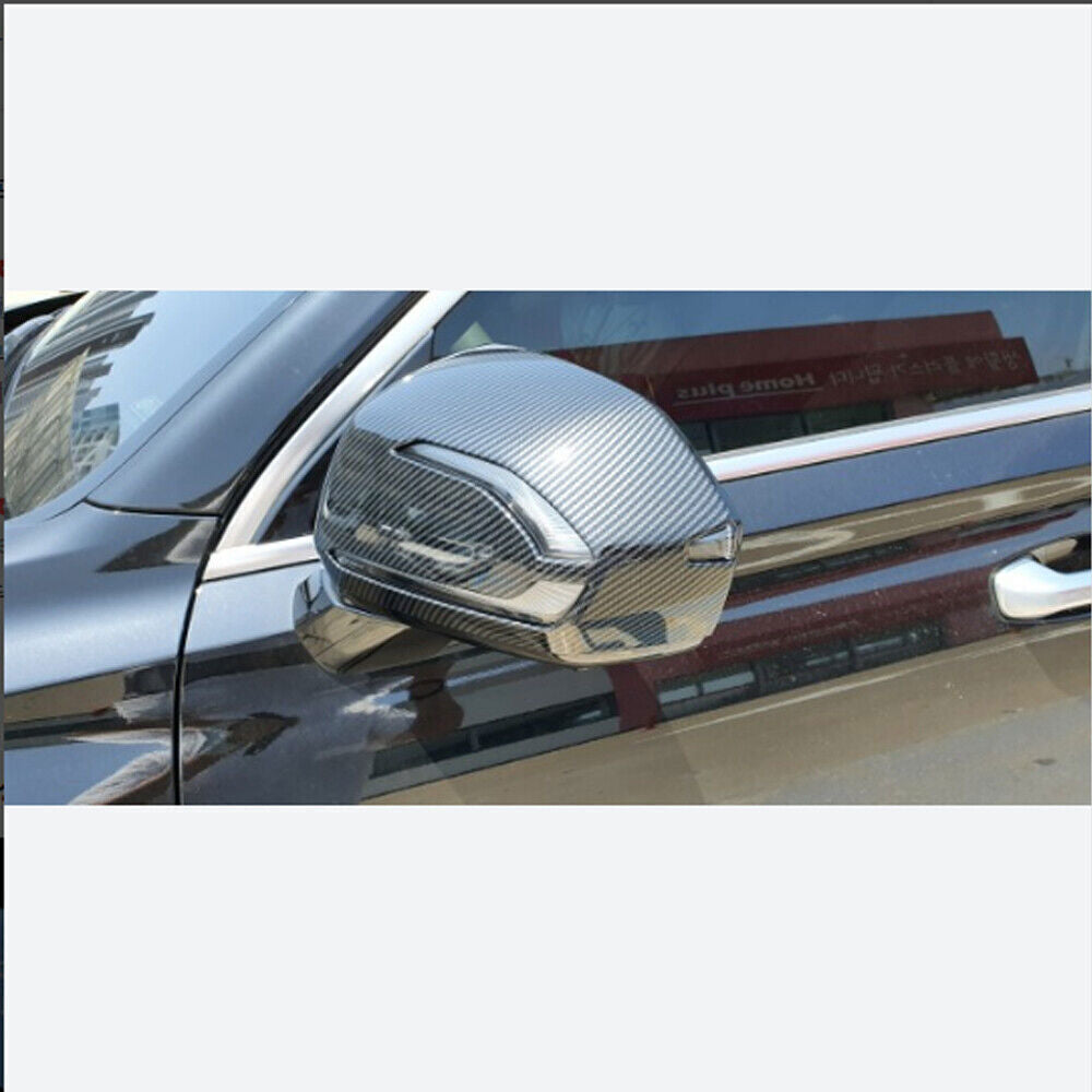 2PCS Carbon Look Rearview Side Mirror Trim for Hyundai Palisade 2021-2023 B n