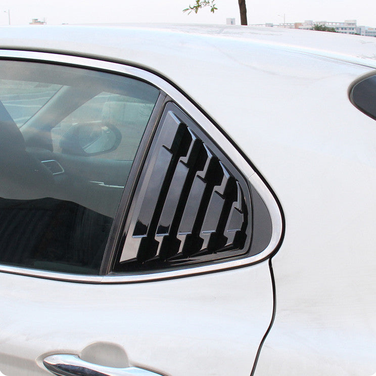 for Camry 2018-2023 Bright Black Vent Window Scoop Louver Trim 2pcs v