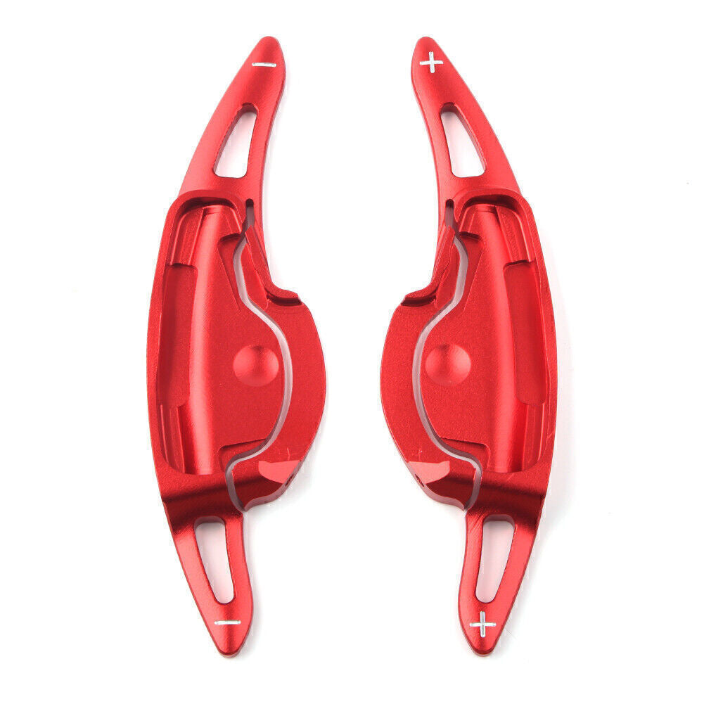 2pcs Steering Wheel Shift Paddle Shifter Extension Red for Hyundai LA FESTA 2019