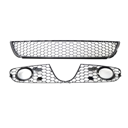 Suitable for Volkswagen for Golf MK6 09-13 Honeycomb Front Center Lower Bumper Grille Fog Light Grille