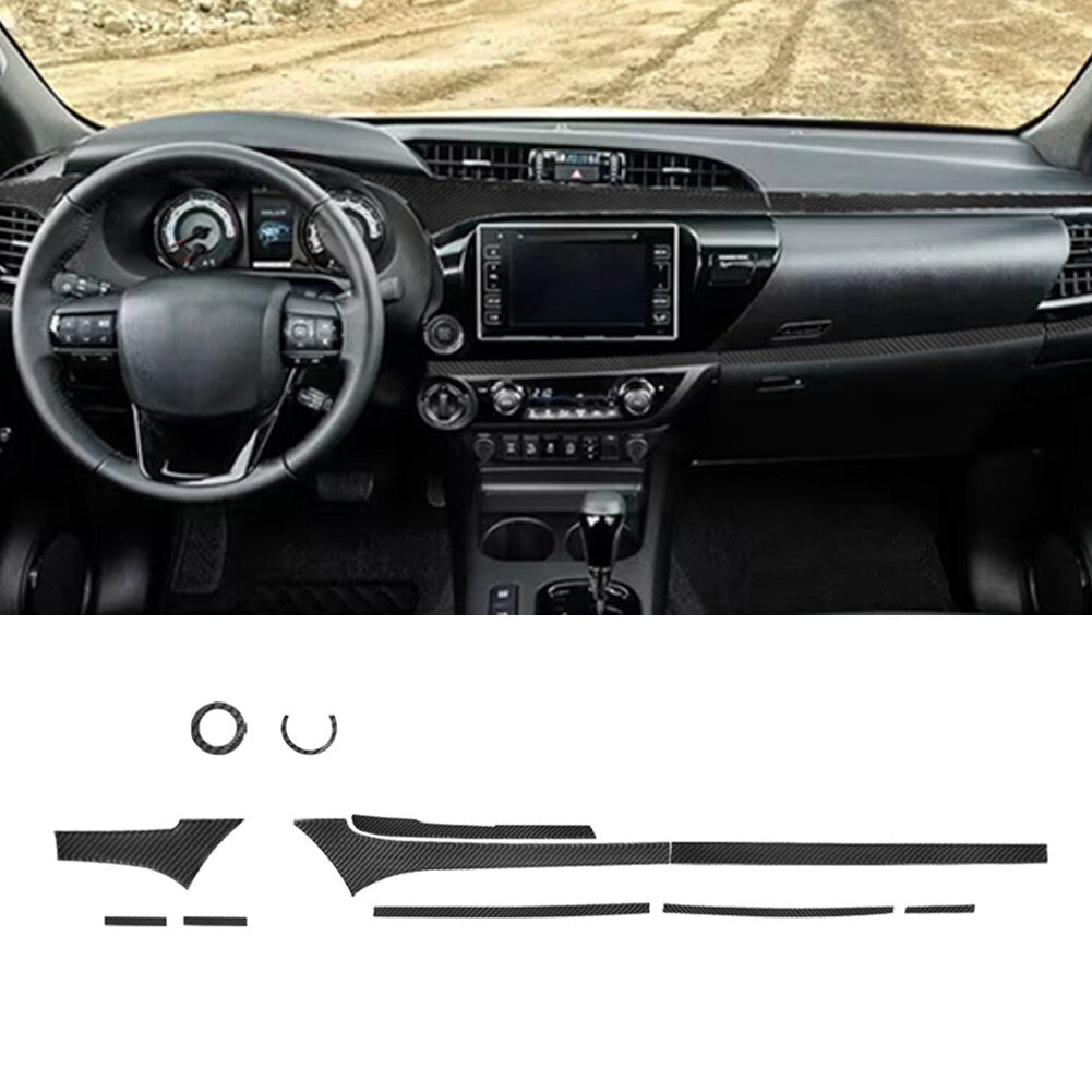 2Pcs Steering Wheel Buttons Panel Trim Carbon Fiber for Dodge Journey 2009-2010 v