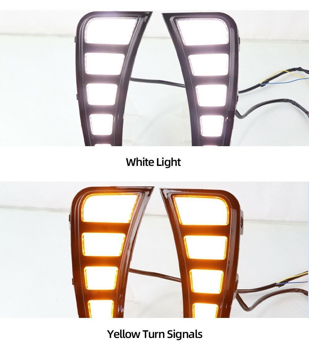 DRL Daytime Running Driving Light w/Turn Signal for Hyundai Sonata 2021-2023 n