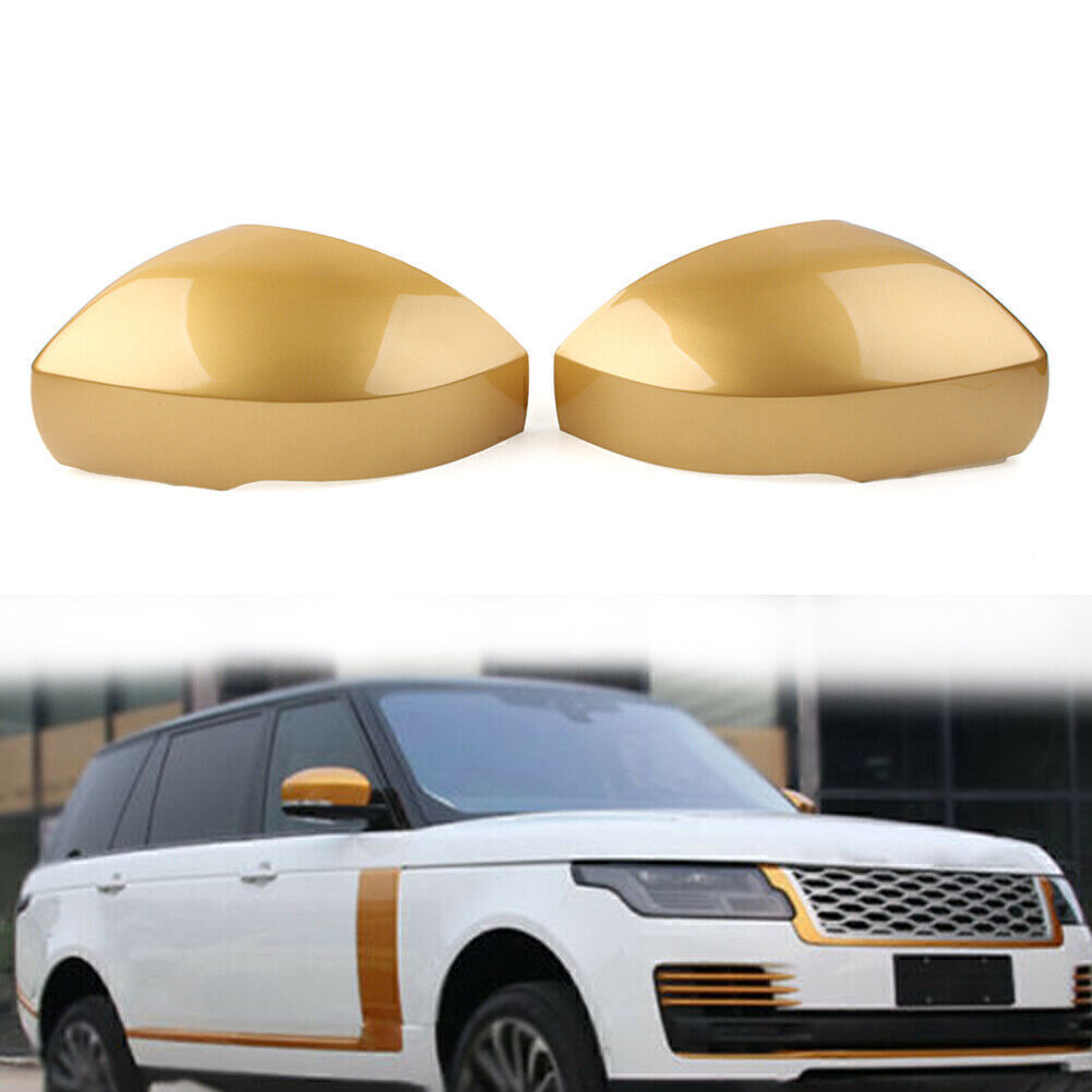 for Land Rover LR4 LR5 for Range Rover L405 Sport Vogue Pair Gold Mirror Cover Cap Q