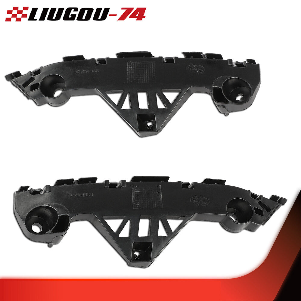 2-Piece Front Bumper Resistor Kit for 2010-2013 for Mazda 3 3 Sport (Black)