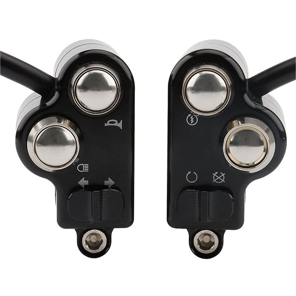 1Pair Motorcycle Handlebar Switch Control 125mm Racer Modified Part  Harness Q
