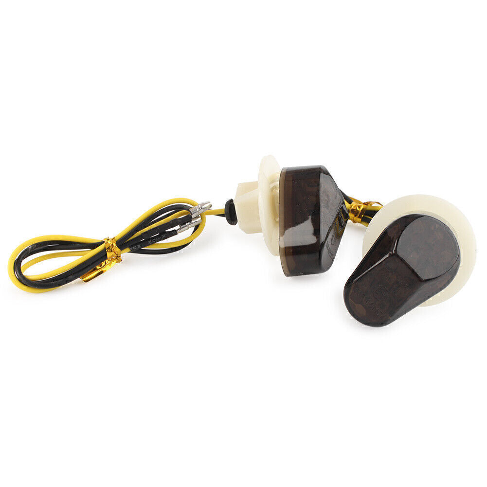 for Yamaha FZ1 YZF R1 R6 R6S FZ09 TMAX LED Turn Signal Blinker Lamp Smoke Lens