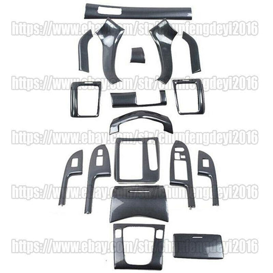Carbon Fiber Interior Decoration Kit Panel Cover Trim for Honda Accord 7th 03-07