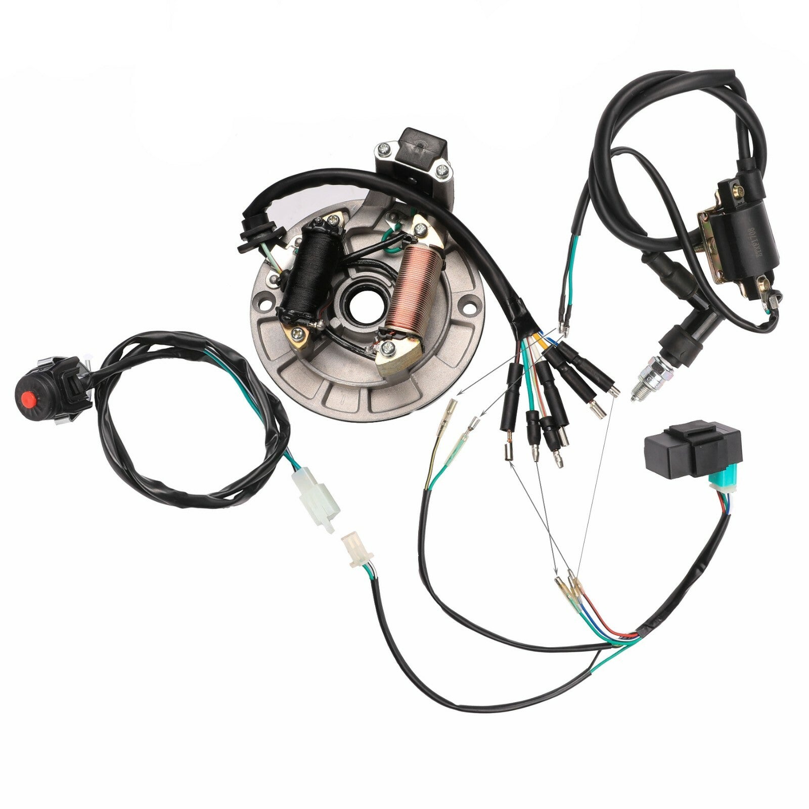 Wiring harness stator CDI CRF50 70cc 110cc 125cc Apollo SSR Taodaokeng bicycle