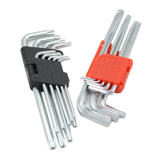 Long Arm Ball End Hex Key Wrench Torx Star Screwdriver 19Pc car Repair Tool Kit