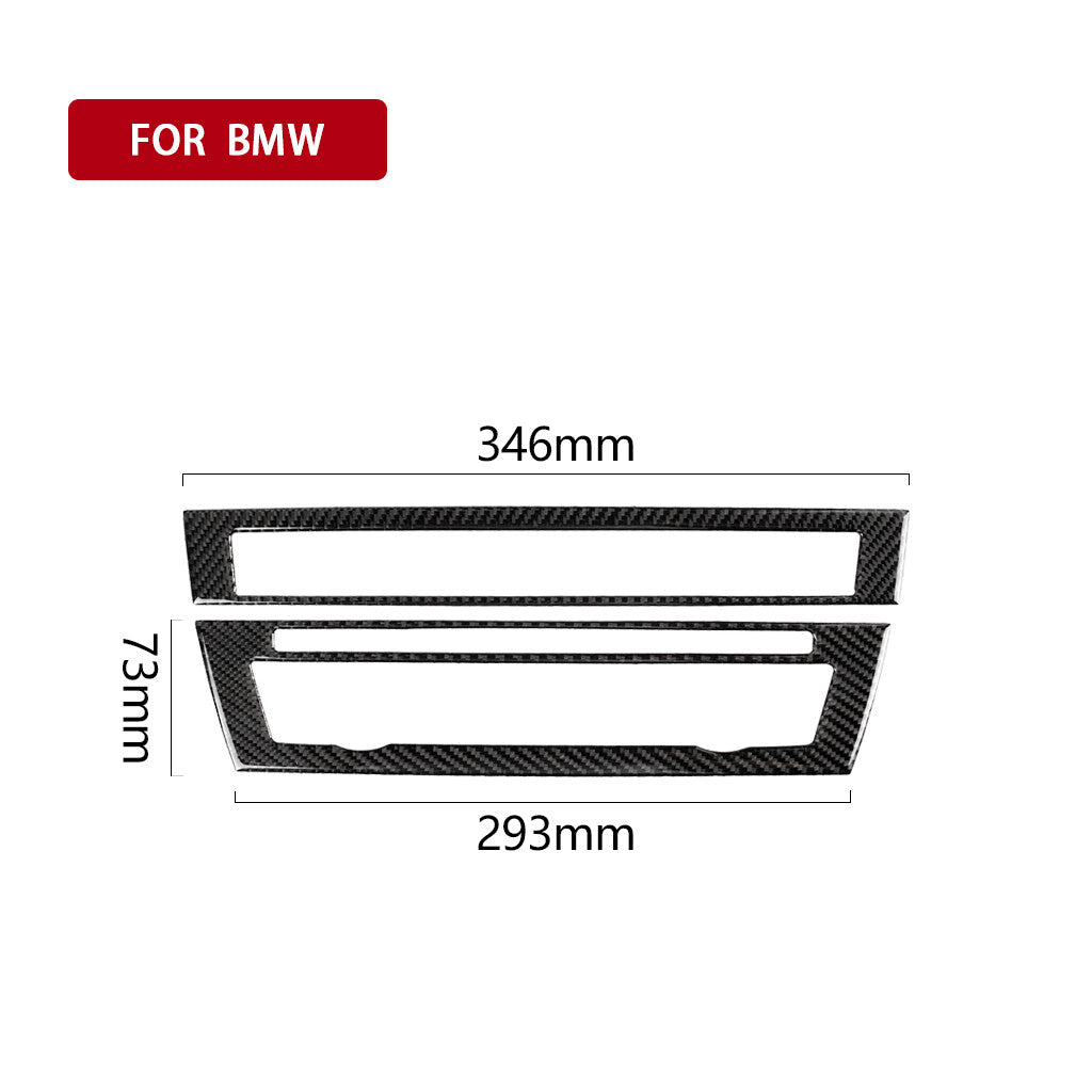 4Pcs Red Carbon Fiber Front Door Cover Trim For Land for Range Rover Sport 2014-17 v