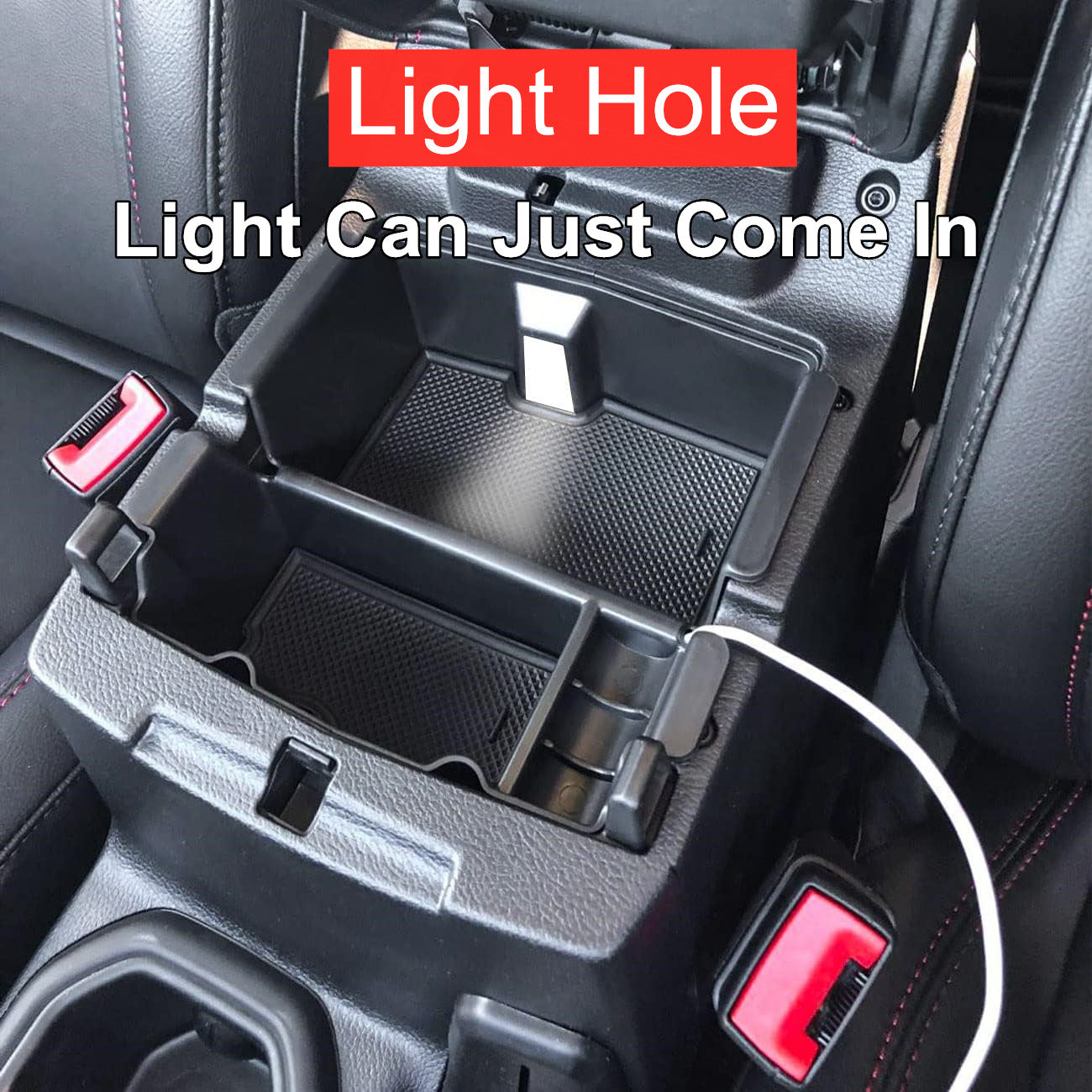 Suitable for 2018-2024 for Jeep for Wrangler center console armrest storage box tray. n