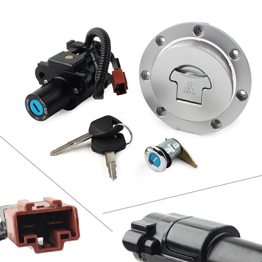 Ignition Switch Fuel Gas Cap for Seat Lock Key for Honda 2007-14 CBR1000RR CBR 600RR Q
