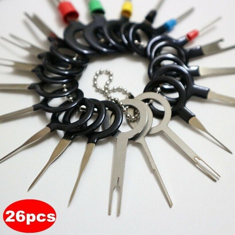 Wire Terminal Removal Tools Car Motorcycle Electrical Wiring Crimp Connector-Pin n
