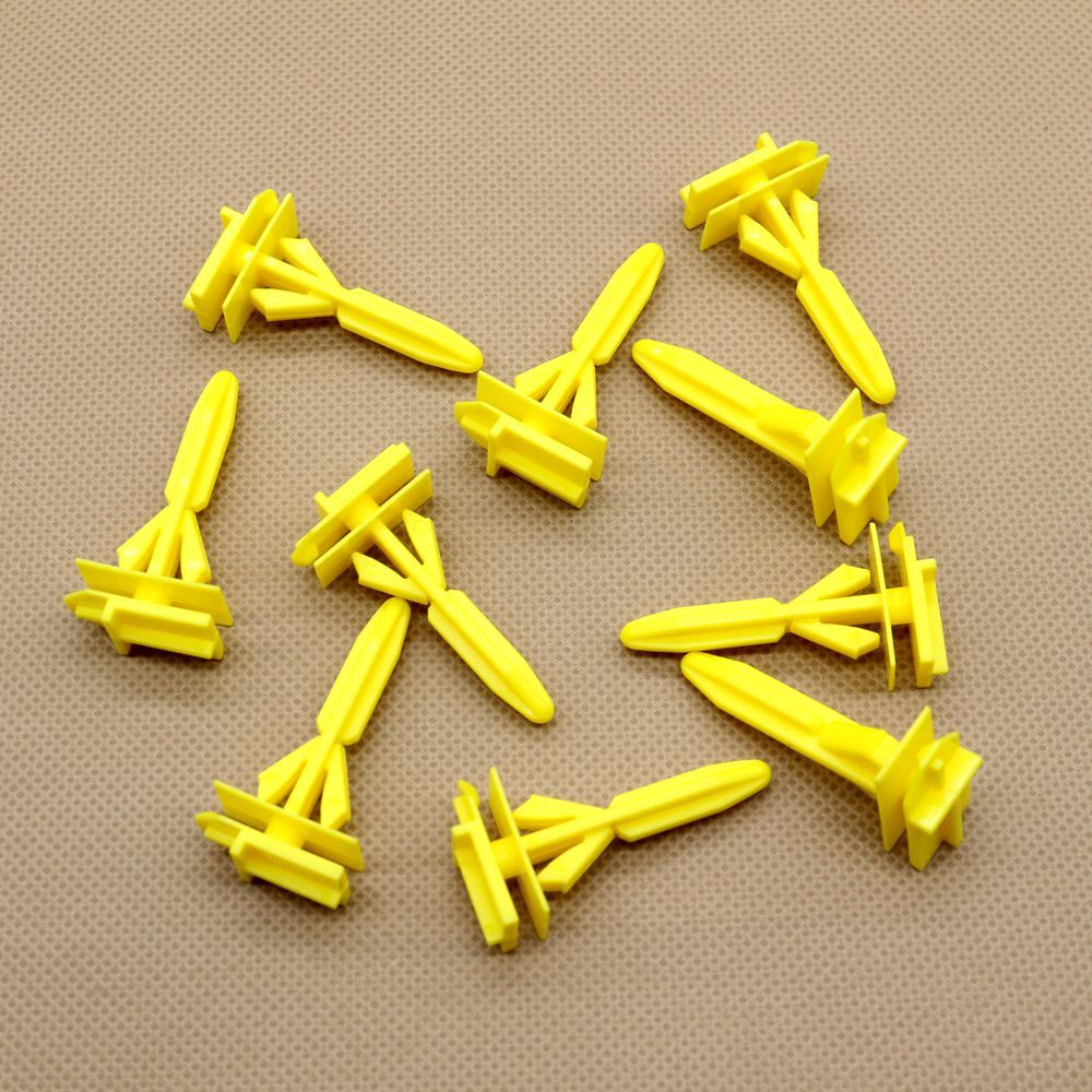 10Pcs Rocker Panel Moulding Retainer Clip For GM for Chevrolet for Pontiac Torrent