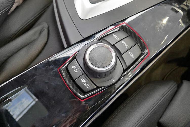for BMW 3 4 Series GT 2013-2019 Carbon Fiber Console Switch Button Cover Frame