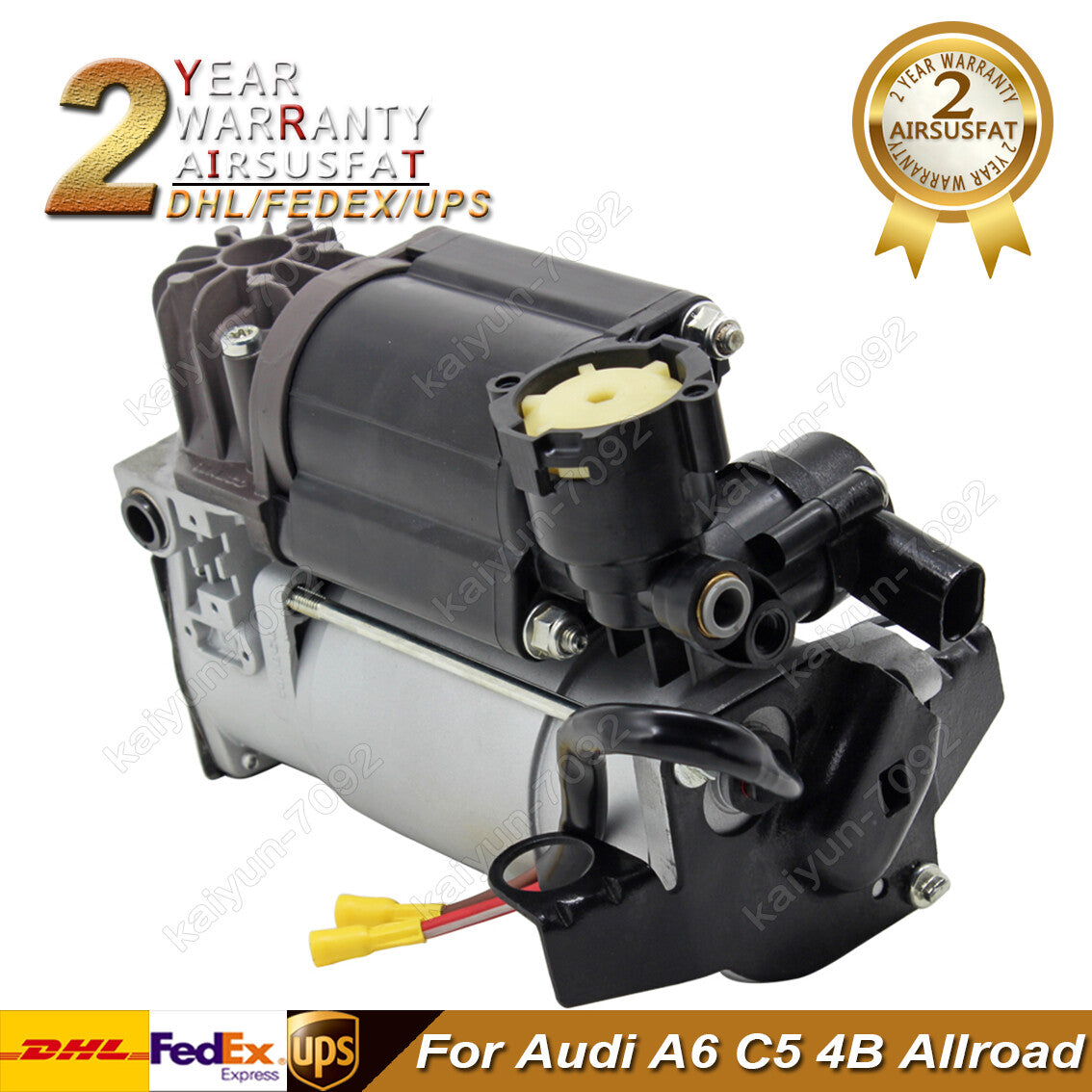 for Audi A6 C5 4B Allroad 2000-2006 Air Suspension Compressor Pump 4Z7616007