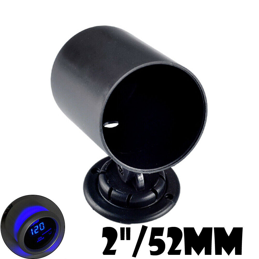 Universal 52mm 2 Single Gauge Pod Mount Holder Dashboard Bracket Meter Cup ABS!