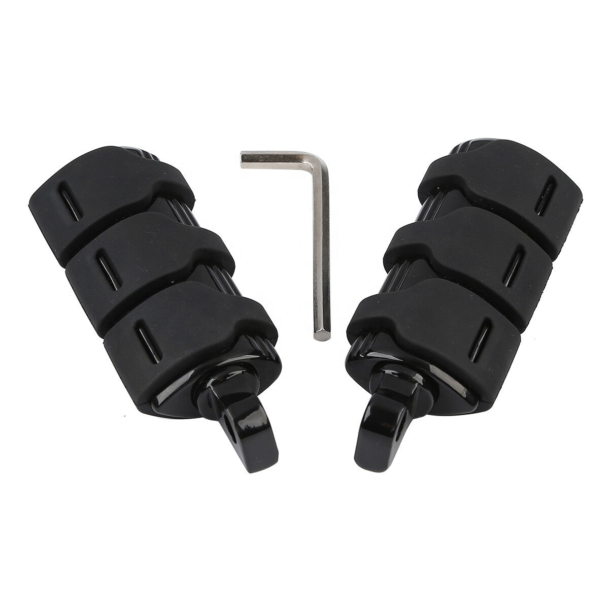 Footboards Foot Pegs Footrests Pedals for Harley Fatboy Dyna FXWG FXR FXST FXD