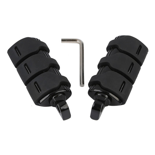 Footboards Foot Pegs Footrests Pedals for Harley Fatboy Dyna FXWG FXR FXST FXD