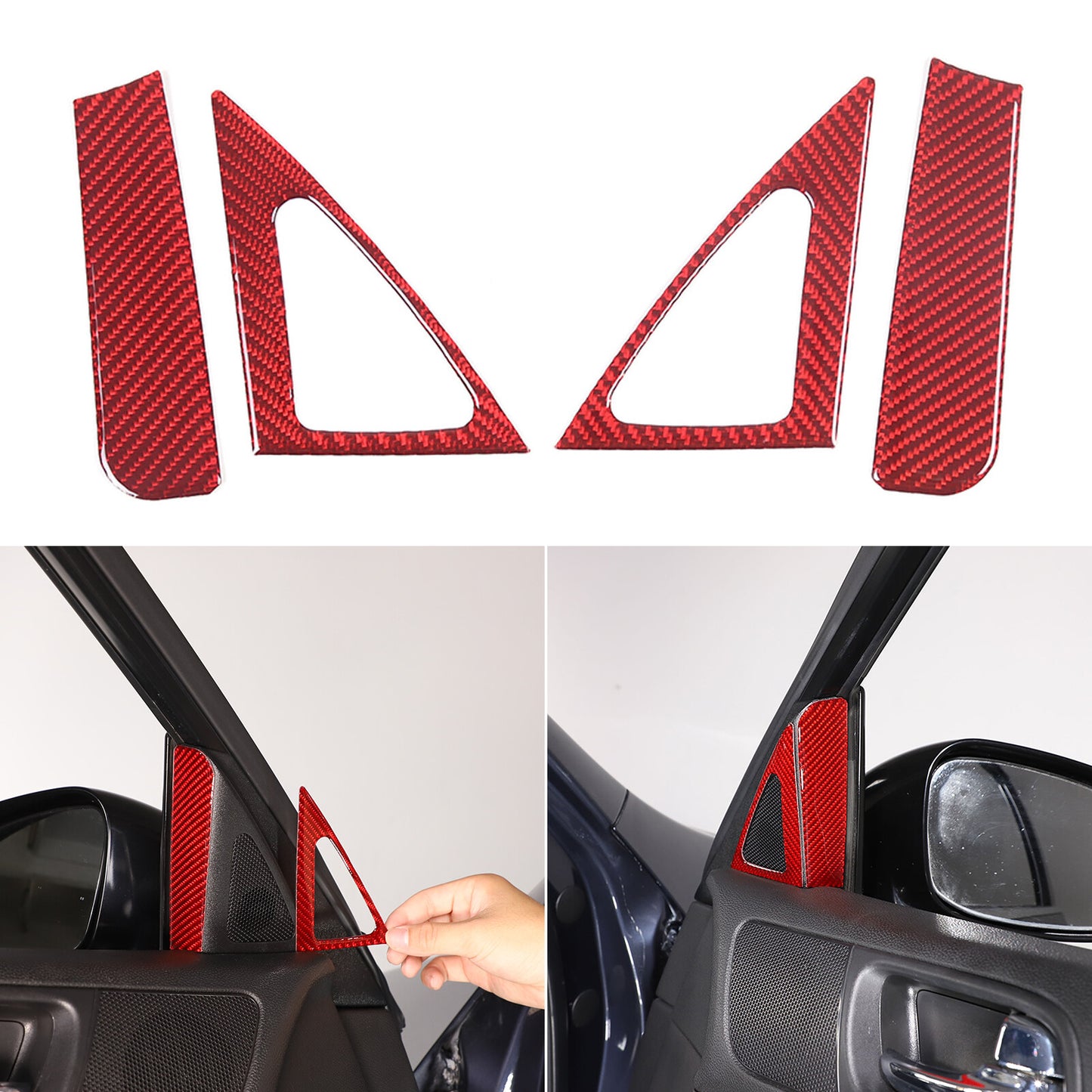 for 2014 - 2019 C7 for Corvette Rear Tail Light Shade Kit Molded Smoked Acrylic US- v