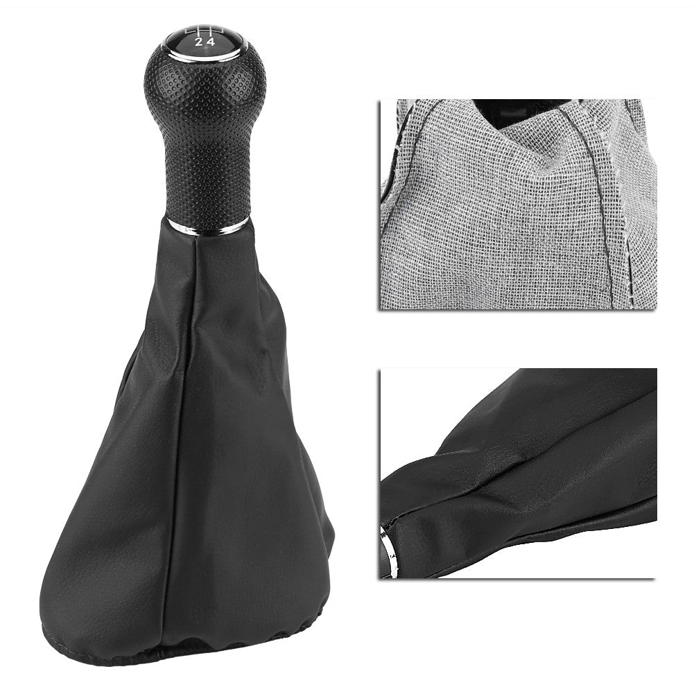 5 Speed Gear Shift Knob Gaiter Boot Manual/Auto Gear Shifter Boot Cover for Golf Q