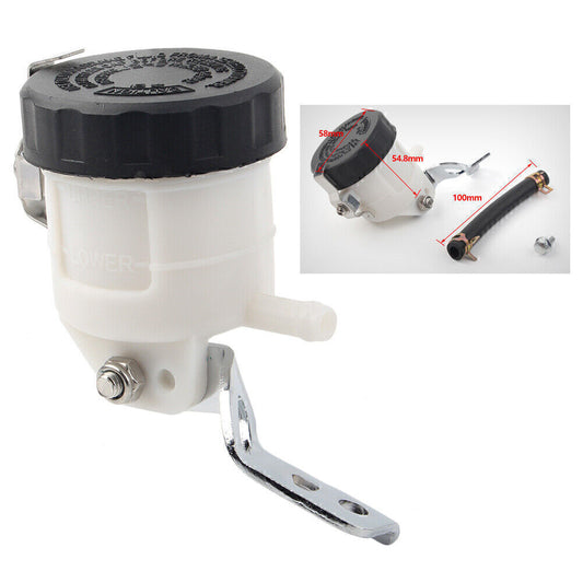 for Suzuki SV650 SV1000 GSX-R750 DH 1 x Brake Fluid Oil Reservoir w/ bracket
