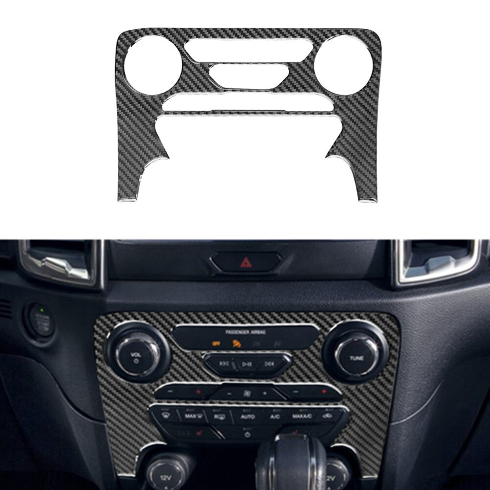 Carbon Fiber Interior Dashboard Storage Box Panel Trim Cover for 2015 v