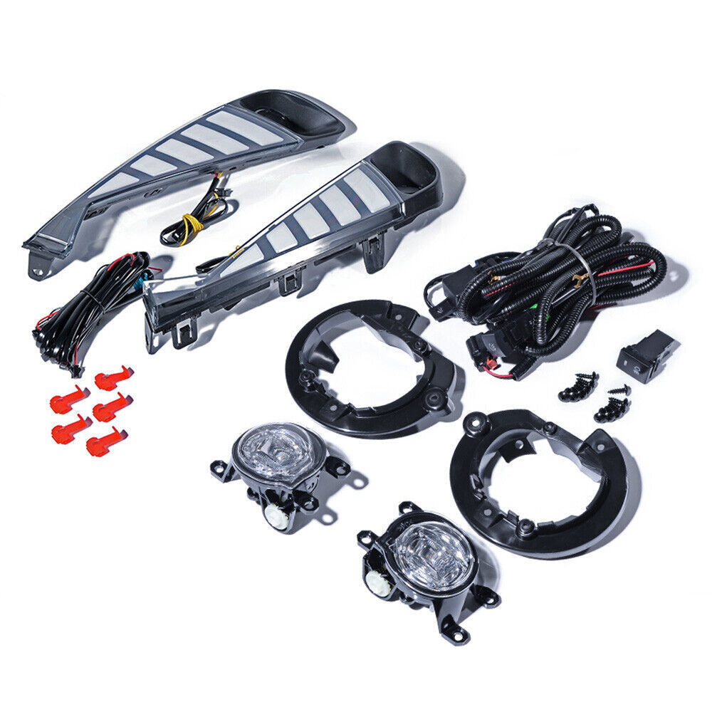 DAYTIME RUNNING LIGHTS LED FRONT FOG LAMP B DRL FOR 2020-21 2022 C-HR CHR n