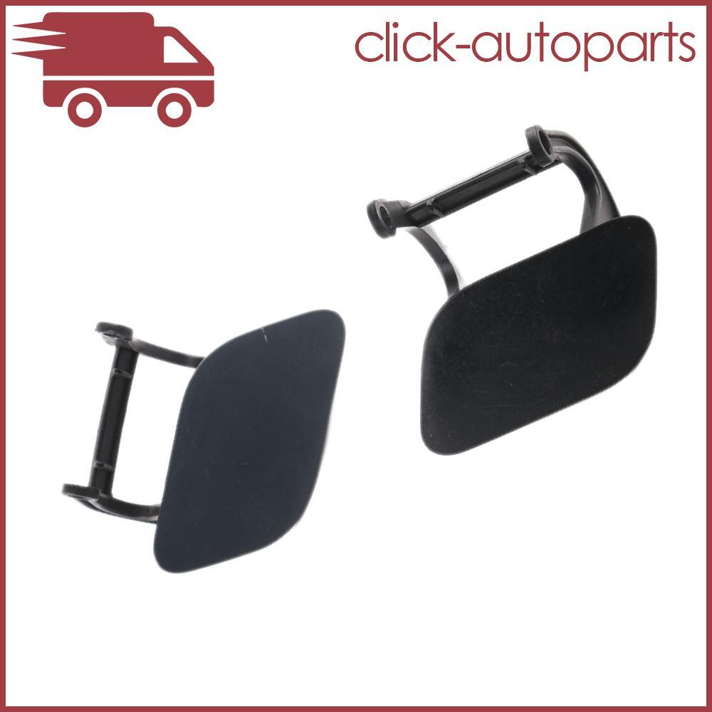 1 Pair Headlight Washer Jet Nozzle Cover Unpainted for BMW 7 Series F01 F02 740i Q