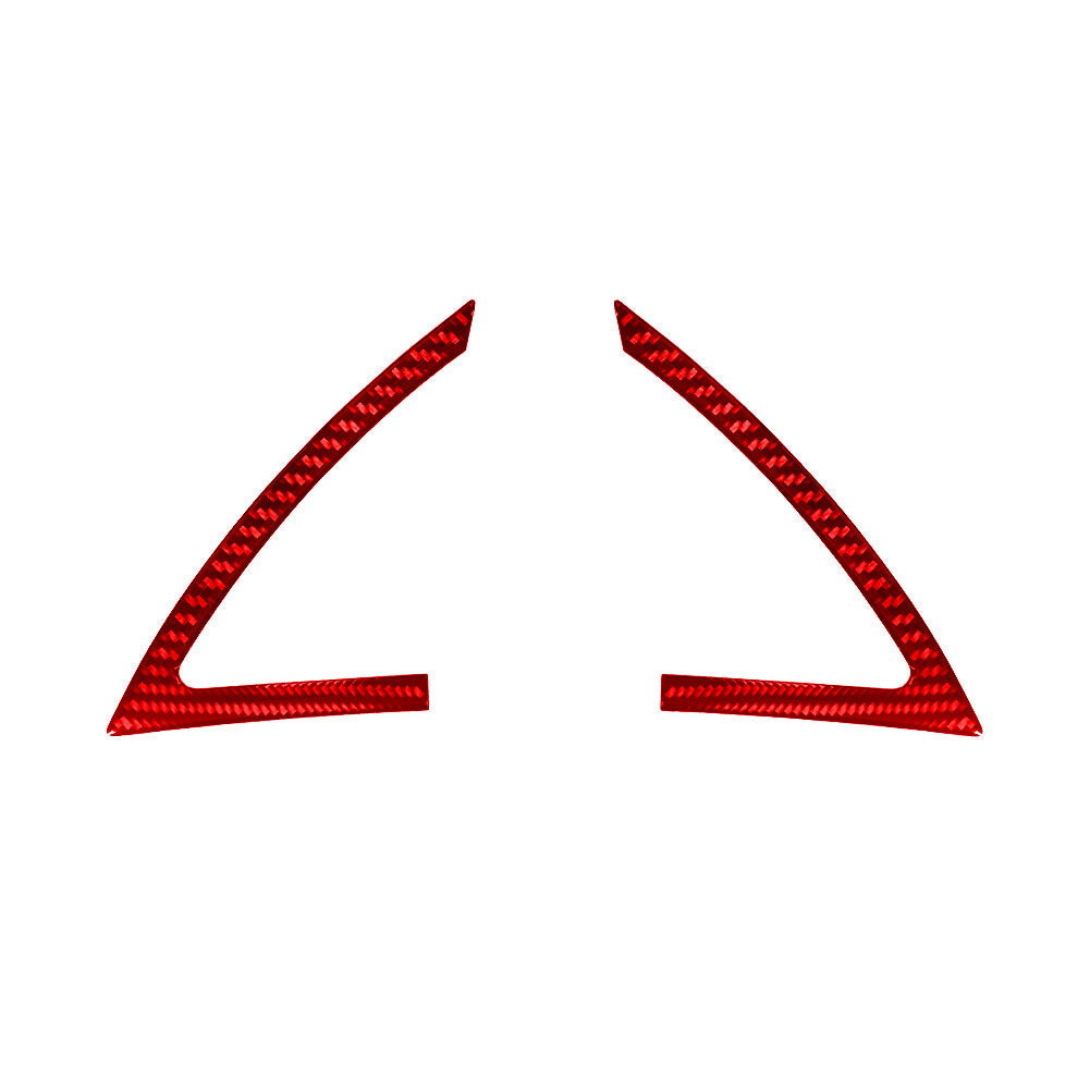 2x Carbon Fiber Dimming Light Switch Frame Cover Trim For Hilux 2015-2021 v