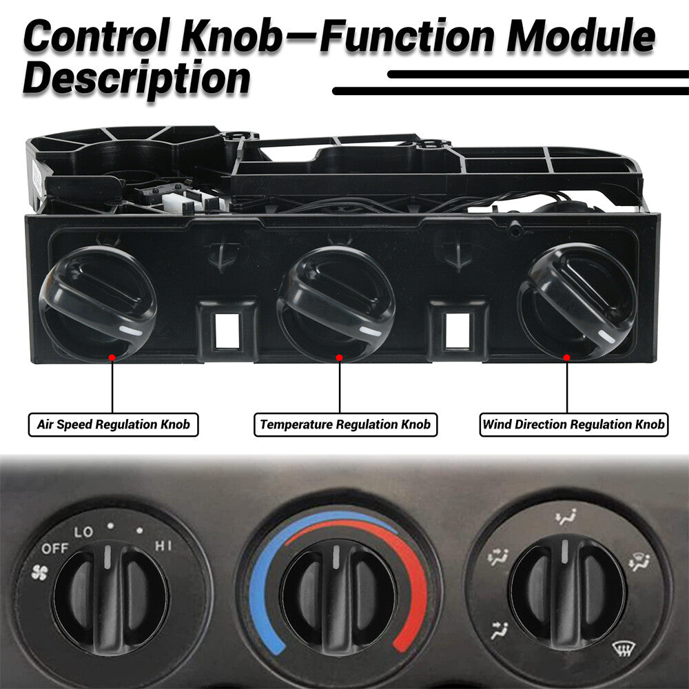 AC Heater Climate Control Switch Assembly 3 Control Knob for Toyota 55910-0C010