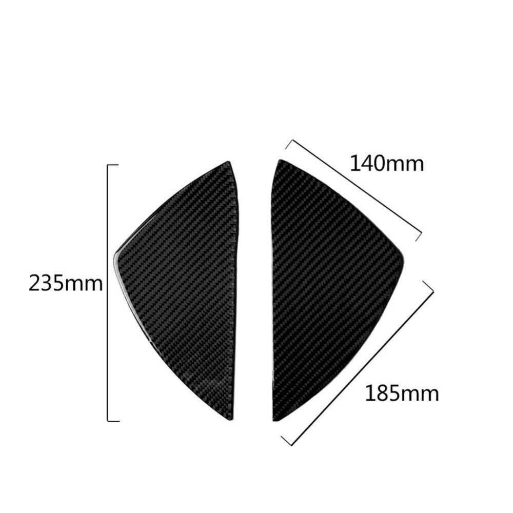 2X/SET For C-CLASS W204 2007-2013 Carbon Fiber Interior Cover Trim n