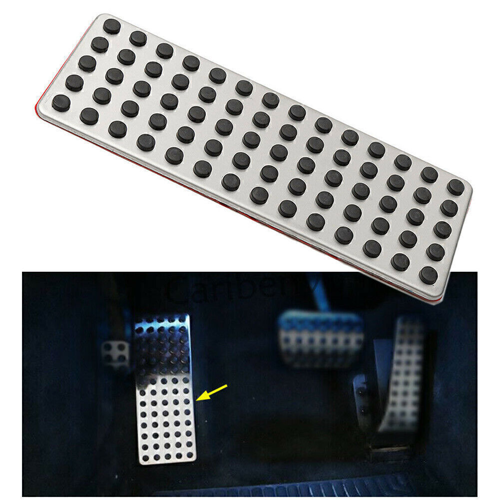 Non Slip Foot Rest Plate No Drill Footrest Pedal Cover Fit for Mercedes-Benz GLA/GLB