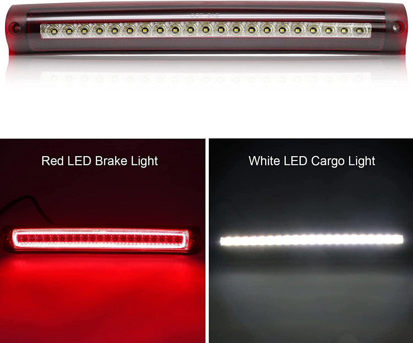 For 2000 - 2005 Excursion 97-03 for F150 LED Third Brake Light Third Stop Tail Light - v